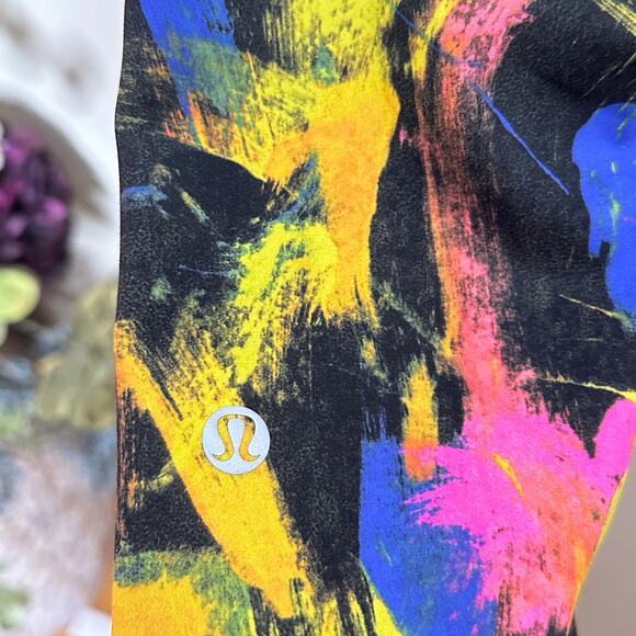 LULULEMON Invigorate High-Rise Tight 25" Undertone Black Multi Sz 6 {R36} - Picture 5 of 6